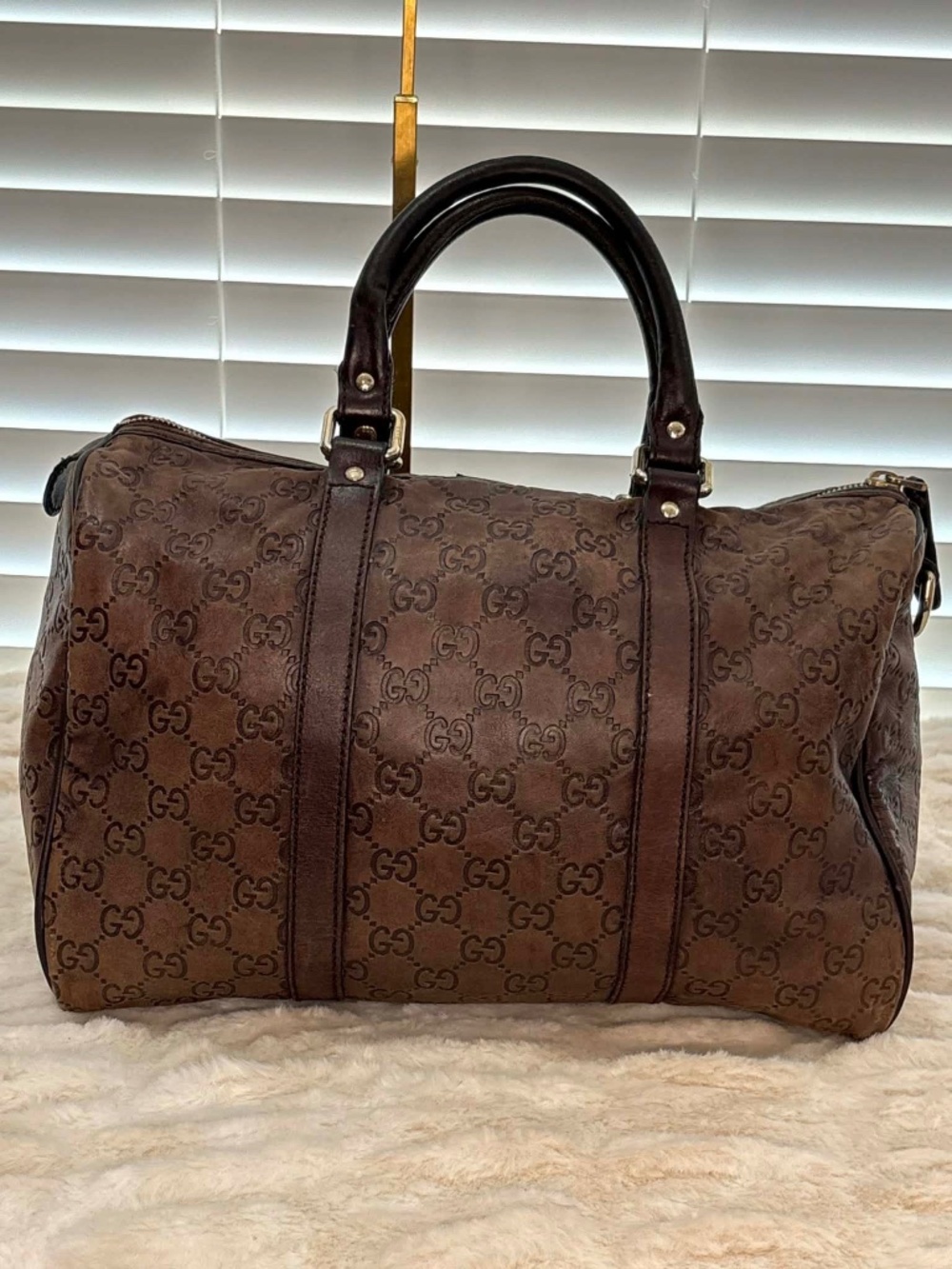 auth -Gucci "Gucci Guccissima Boston bag